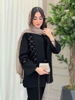 مانتو مروارید دوزی شهرزاد کد 6143 - تصویر 4