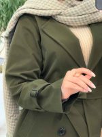 بارانی چهاردکمه مینا کد 6033 - تصویر 5