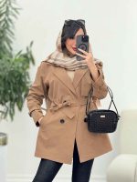 بارانی چهاردکمه مینا کد 6033 - تصویر 6