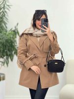 بارانی چهاردکمه مینا کد 6033 - تصویر 8