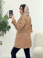 بارانی چهاردکمه مینا کد 6033 - تصویر 4