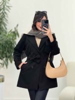 بارانی چهاردکمه مینا کد 6033 - تصویر 7
