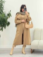 پالتو فوتر بلند غزل کد 6031 - تصویر 33