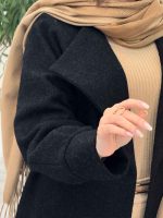 پالتو فوتر بلند غزل کد 6031 - تصویر 20
