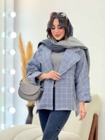 پالتو چهارخونه مارال کد 6039 - تصویر 25