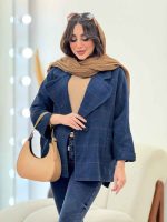 پالتو چهارخونه مارال کد 6039 - تصویر 19