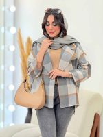 پالتو چهارخونه مارال کد 6039 - تصویر 18