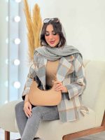 پالتو چهارخونه مارال کد 6039 - تصویر 4