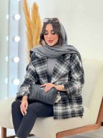 پالتو چهارخونه مارال کد 6039 - تصویر 36