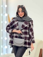 پالتو چهارخونه مارال کد 6039 - تصویر 14