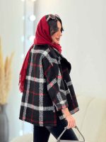 پالتو چهارخونه مارال کد 6039 - تصویر 3