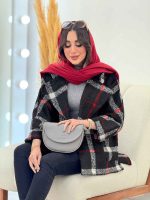 پالتو چهارخونه مارال کد 6039 - تصویر 6