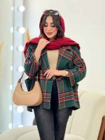 پالتو چهارخونه مارال کد 6039 - تصویر 10
