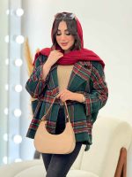 پالتو چهارخونه مارال کد 6039 - تصویر 24