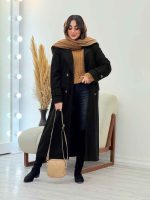 پالتو بلند دو جیب پردیس کد 6018 - تصویر 4