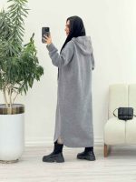 پیراهن بافت جلو جیب کد 3907 - تصویر 10