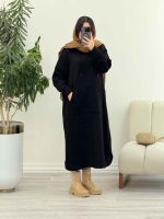 پیراهن بافت جلو جیب کد 3907 - تصویر 14