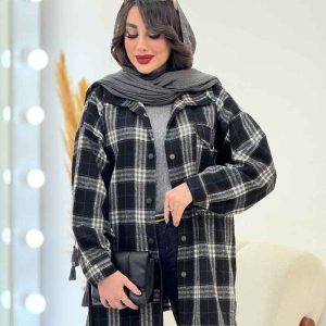 شکت چهارخونه تک جیب شینا کد 6046