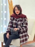شکت چهارخونه تک جیب شینا کد 6046 - تصویر 9