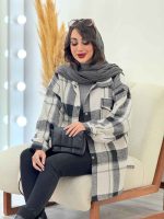 شکت چهارخونه تک جیب شینا کد 6046 - تصویر 7