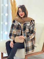 شکت چهارخونه تک جیب شینا کد 6046 - تصویر 15