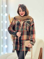 شکت چهارخونه تک جیب شینا کد 6046 - تصویر 16