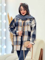 شکت چهارخونه تک جیب شینا کد 6046 - تصویر 18