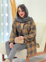شکت چهارخونه تک جیب شینا کد 6046 - تصویر 17