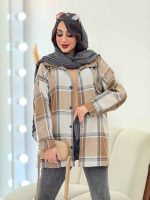 شکت چهارخونه تک جیب شینا کد 6046 - تصویر 24