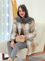 شکت چهارخونه تک جیب شینا کد 6046 - تصویر 13