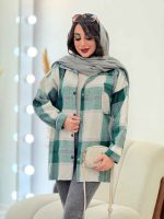 شکت چهارخونه تک جیب شینا کد 6046 - تصویر 32