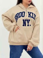 هودی یقه زیپ Brooklyn کد 6056 - تصویر 17