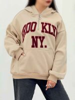 هودی یقه زیپ Brooklyn کد 6056 - تصویر 13