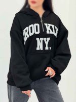 هودی یقه زیپ Brooklyn کد 6056 - تصویر 18