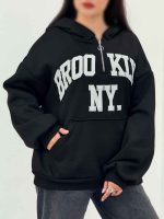 هودی یقه زیپ Brooklyn کد 6056 - تصویر 10