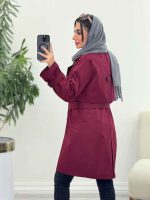 بارانی پشت ژیله پاگن دار کد 6063 - تصویر 10
