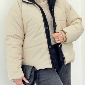 کاپشن دو جیب کلارا کد 6059