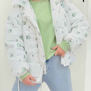 کاپشن طرح دار عروسکی کد 6061