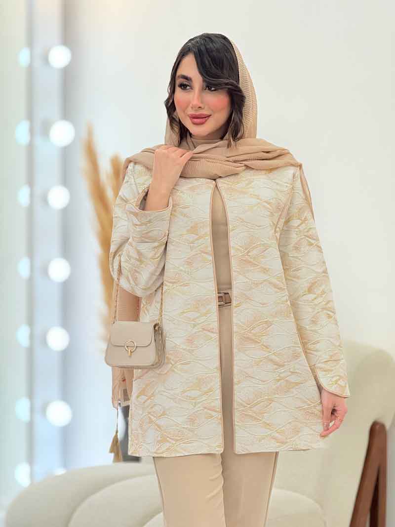 مانتو ژاکارد مغزی دوزی کد 6095 مانتو ژاکارد مغزی دوزی کد 6095
