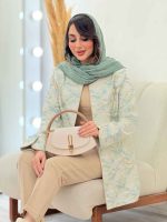 مانتو ژاکارد مغزی دوزی کد 6095 - تصویر 9