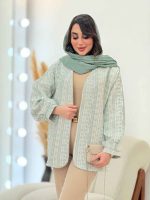 مانتو ژاکارد شاین آستین پیله کد 6093 - تصویر 17