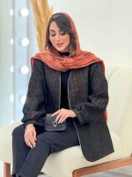 مانتو ژاکارد شاین آستین پیله کد 6093 - تصویر 12