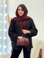 مانتو ژاکارد شاین آستین پیله کد 6093 - تصویر 16