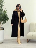 پالتو فوتر بلند توسکا کد 6099 - تصویر 5