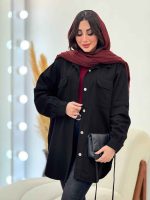 شومیز کتان جیب پیله کد 6080 - تصویر 13