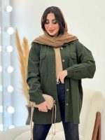 شومیز کتان جیب پیله کد 6080 - تصویر 12