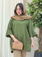 مانتو جلو بسته آنیتا کد 6300 - تصویر 2