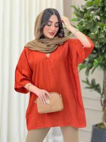 مانتو جلو بسته آنیتا کد 6300 - تصویر 10