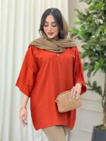 مانتو جلو بسته آنیتا کد 6300 - تصویر 13