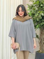 مانتو جلو بسته آنیتا کد 6300 - تصویر 4